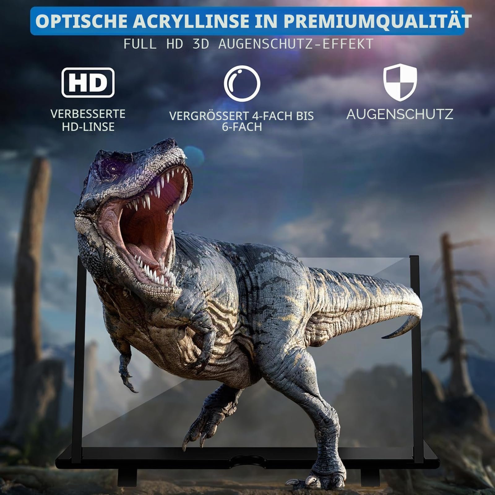 Увеличитель экрана смартфона 18 дюймов 3D HD Складной, фото №7 Увеличитель экрана смартфона 18 дюймов 3D HD Складной, фото №7