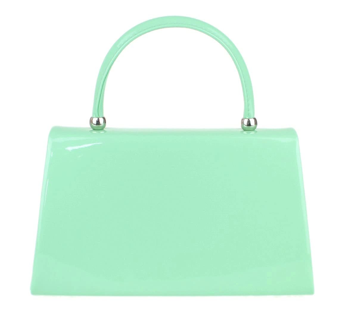 Клатч Girly Handbags лакований, маленький жорсткий корпус для жінок, фото №3 Клатч Girly Handbags лакований, маленький жорсткий корпус для жінок, фото №3