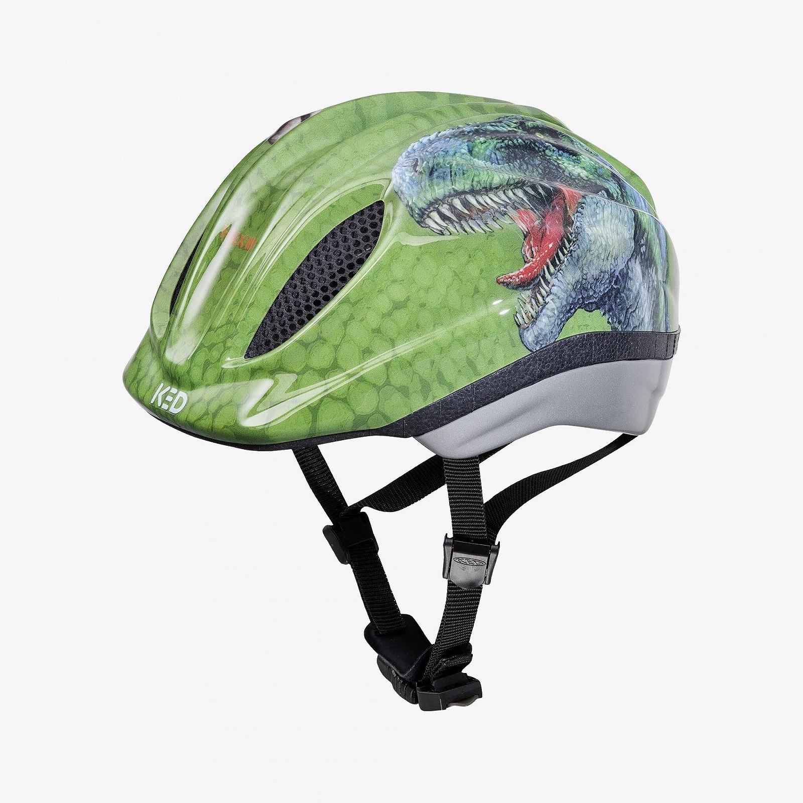 Велосипедний шолом KED Kids Meggy Originals T-Rex S (46–51 см), фото №5