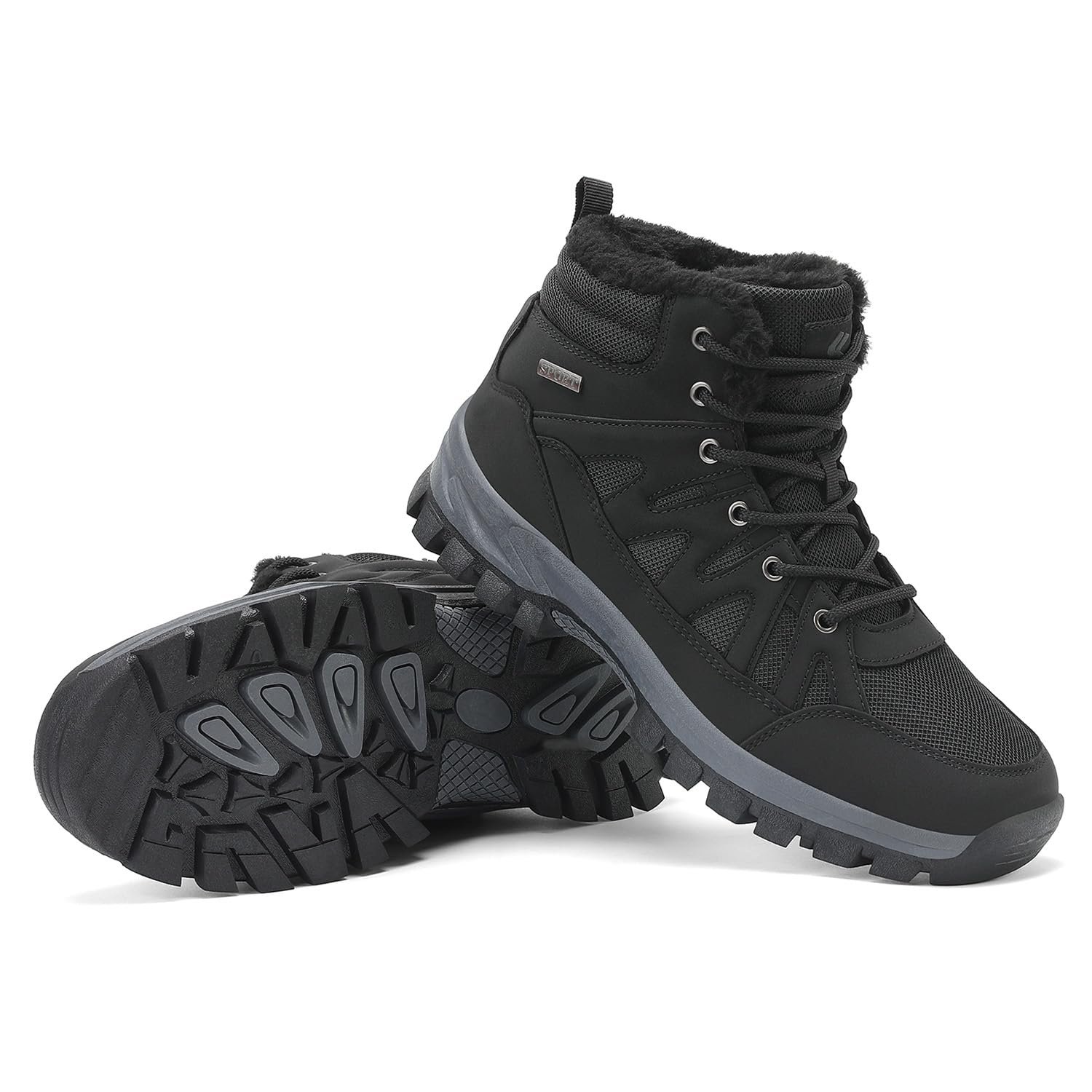 Чоловічі черевики для хайкінгу FLARUT, утеплені зимові чоботи для снігу, трекінгу, фото №7 Чоловічі черевики для хайкінгу FLARUT, утеплені зимові чоботи для снігу, трекінгу, фото №7