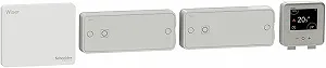 Комплект розумнного опалення Schneider Electric CCTFR6905G2 / 2x16А / 3.6 кВт реле / Wiser App / Білий synthetic.ua - Фото 1