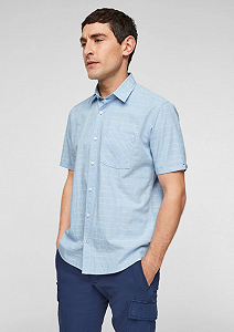 Рубашка REGULAR FIT s.Oliver 13.103.22.X005-53N1 Голубой L - Фото 1
