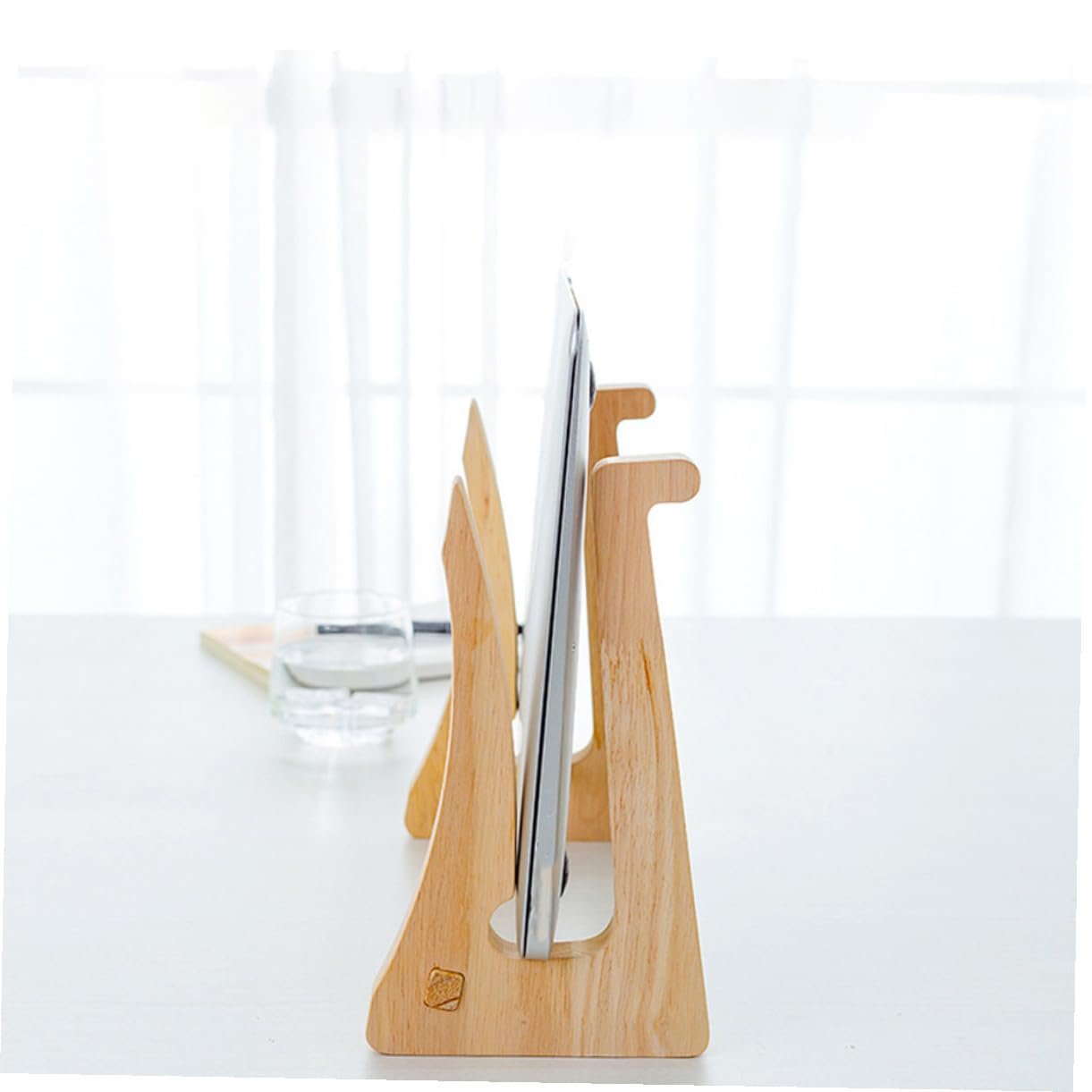 Підставка для ноутбука дерев'яна FRCOLOR для дому та офісу, тримач для клавіатури, ергономічна, фото №2 Підставка для ноутбука дерев'яна FRCOLOR для дому та офісу, тримач для клавіатури, ергономічна, фото №2