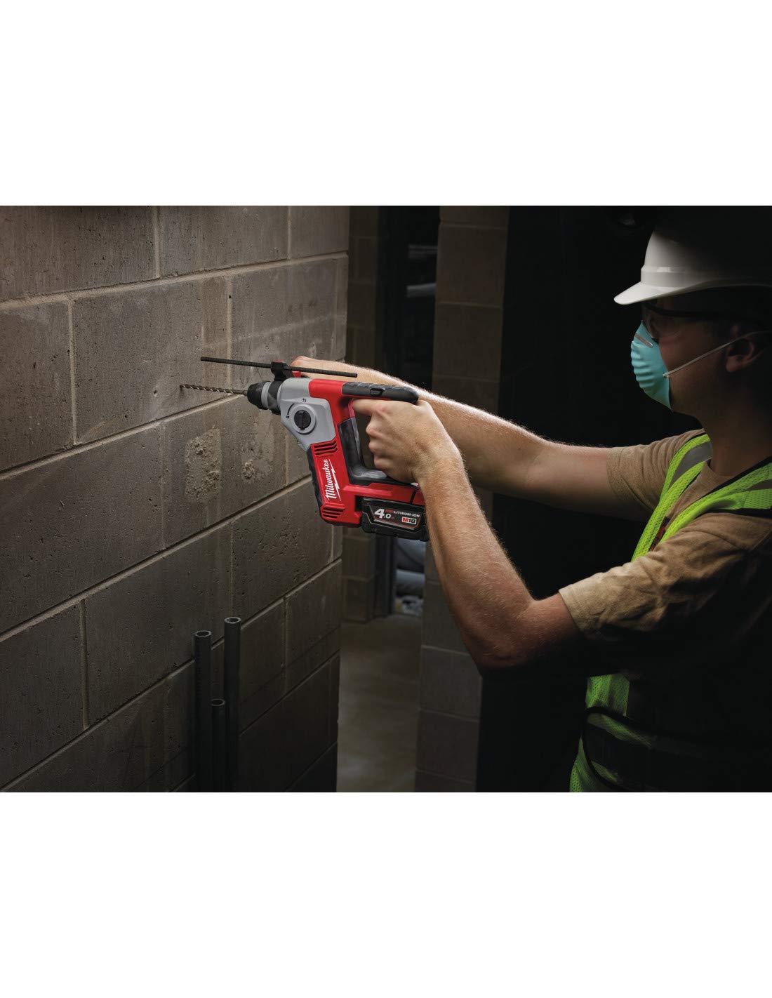 Milwaukee SDS+ Compact 18V 1.2J Epta M18 Bra, фото №4