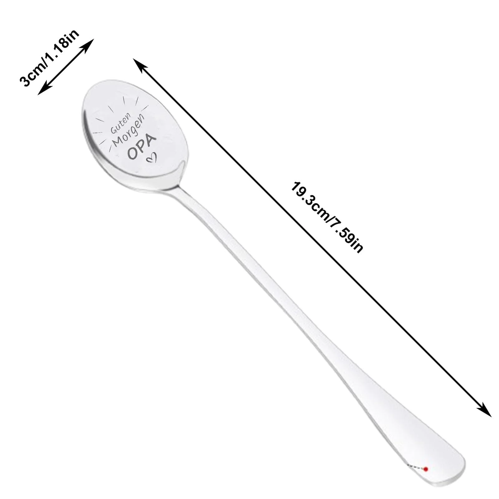 Ложка для кави GUTEN MORGEN Подарунок для бабусі і дідуся, фото №2