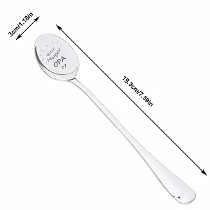 Кофейная ложка GUTEN MORGEN Подарок бабушке и дедушке, Индивидуально гравированная кофейная ложка, подарок на день рождения, для бабушки и дедушки synthetic.ua - Фото 1