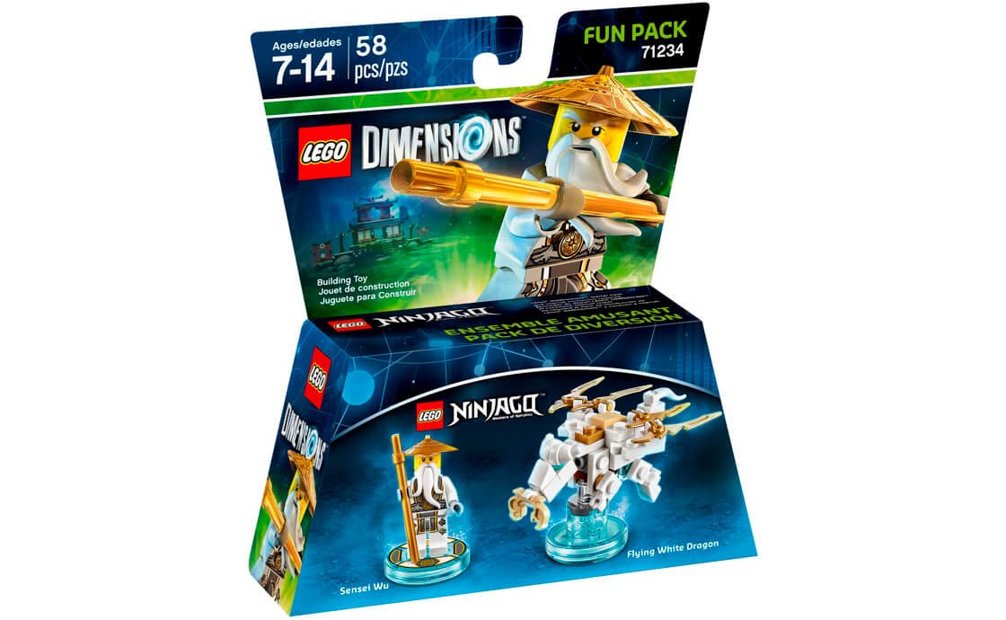 Конструктор Лего LEGO Dimensions Фан-пак: Сэнсей Ву 71234, фото №1 Конструктор Лего LEGO Dimensions Фан-пак: Сэнсей Ву 71234, фото №1