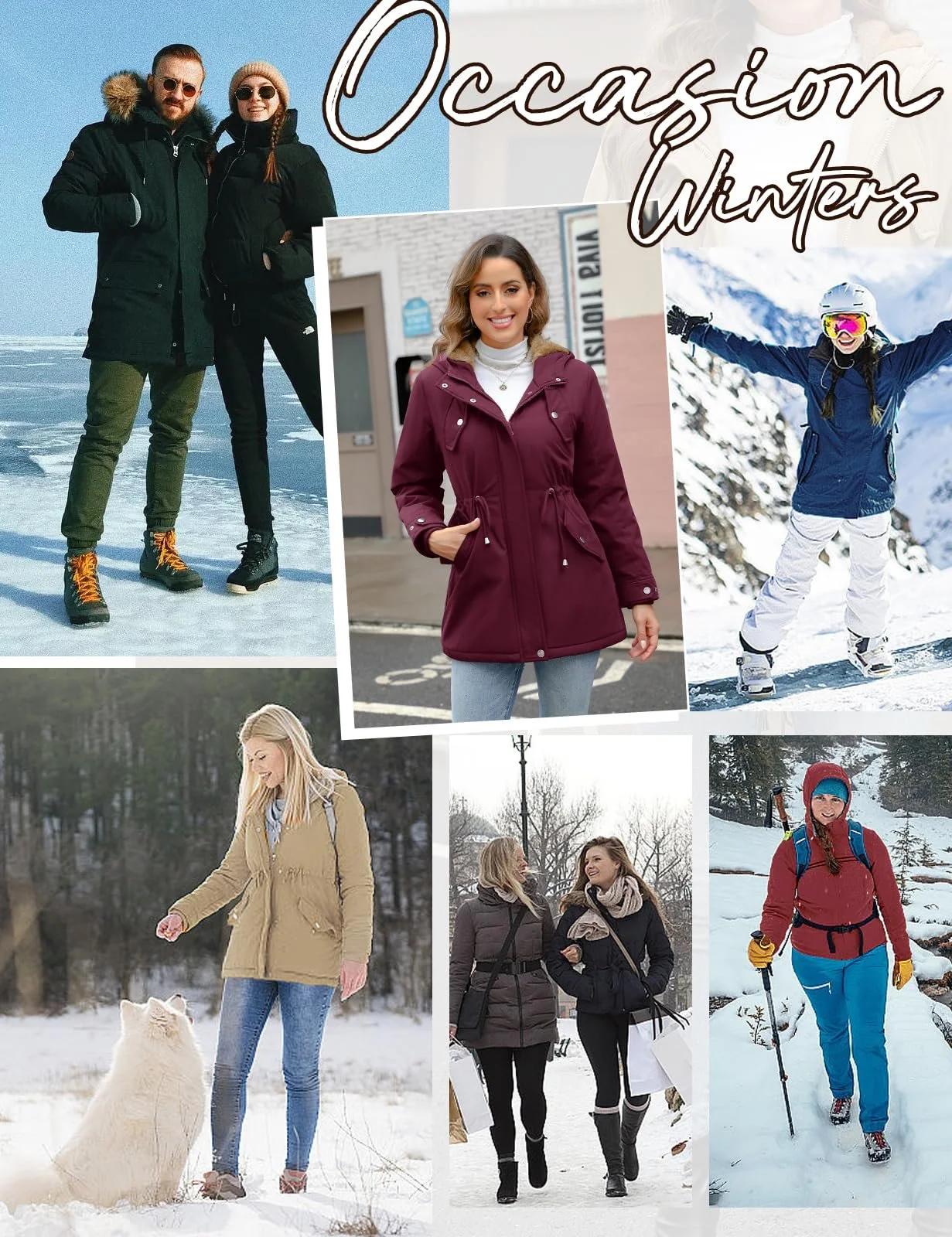 Зимняя куртка Vancavoo Парка Утепленное, фото №7