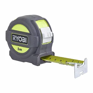 Рулетка RYOBI RTM5M, 5 м, клас точності II, з кліпсою для ременя - Фото 1
