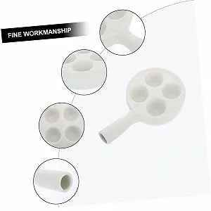 Керамічна форма для запікання равликів GALPADA з ручками термостійка біла synthetic.ua - Фото 1