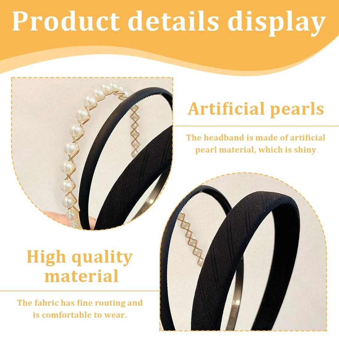 Набір жіночих обручів на голову, фото №3