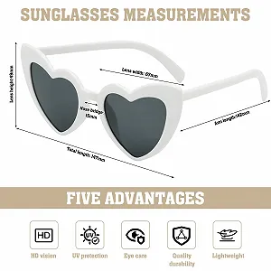 Солнцезащитные очки ZYKORT в форме сердца synthetic.ua - Фото 1