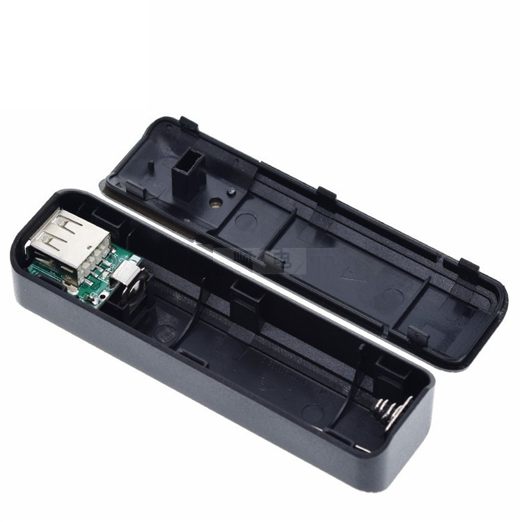 Корпус коробка для POWER BANK 18650 Черный, фото №4