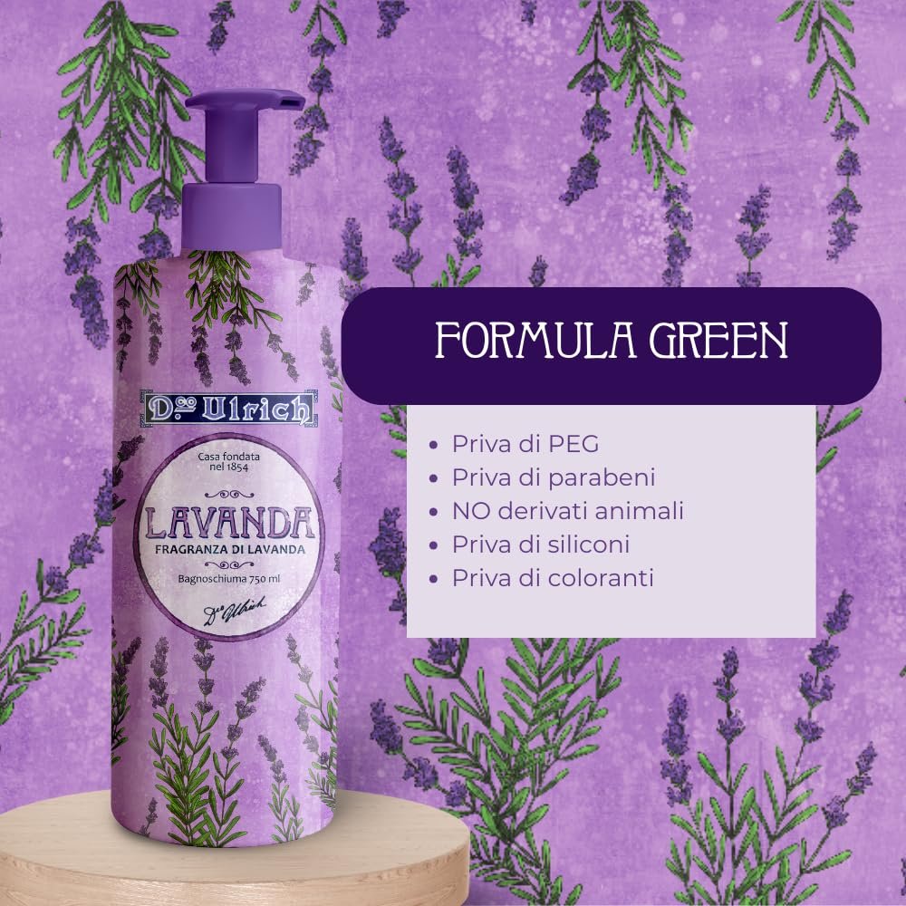 Гель для душу Ulrich Lavender Лаванда Мигдальна олія та ефірна олія лаванди без PEG парабенів та силіконів 750 мл, фото №2 Гель для душу Ulrich Lavender Лаванда Мигдальна олія та ефірна олія лаванди без PEG парабенів та силіконів 750 мл, фото №2