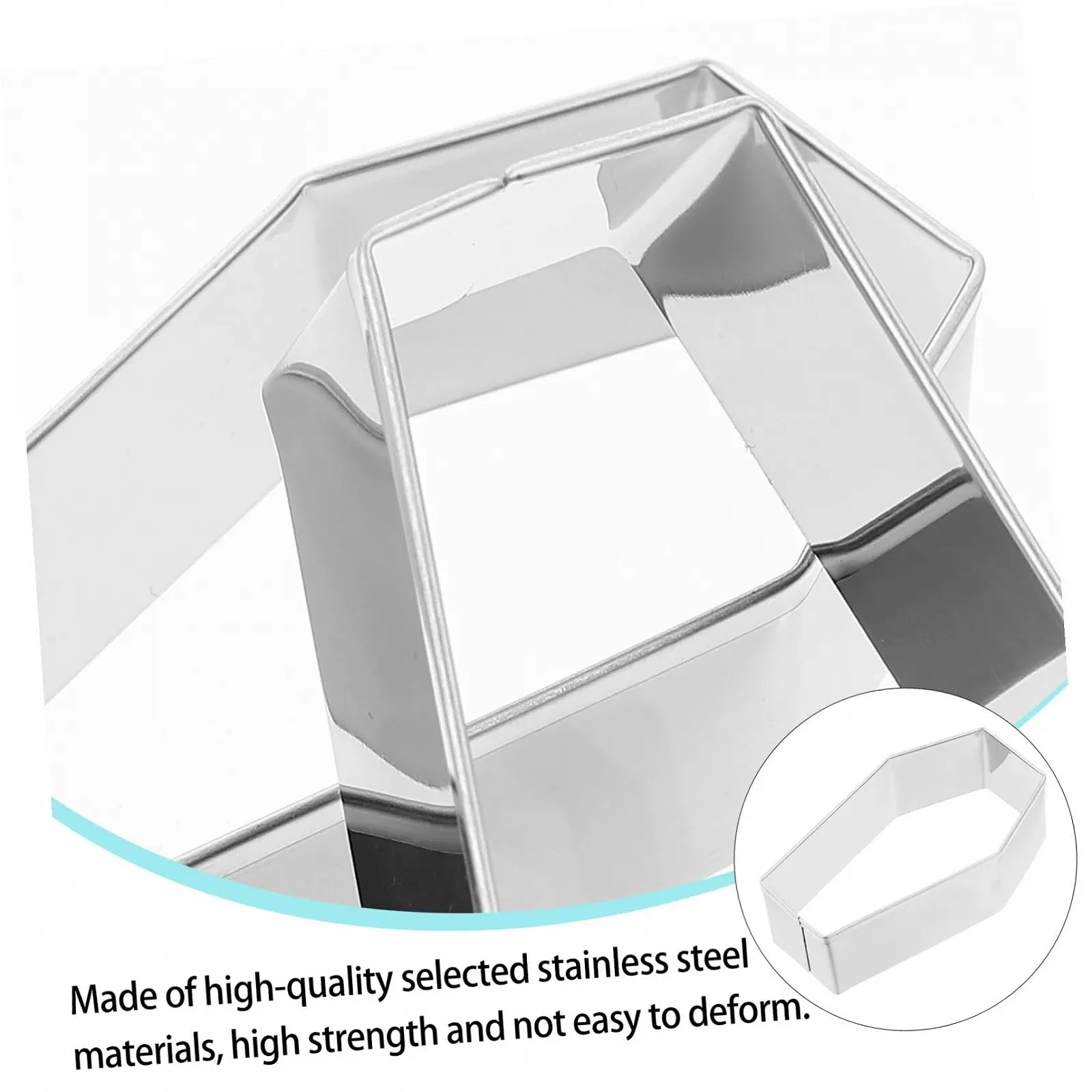 Формы для выпекания LIFKOME 5 шт. нержавеющая сталь, фото №4