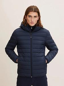 Куртка Tom Tailor 1031780-10668 Легкая с Капюшоном Темно-синий M - Фото 1