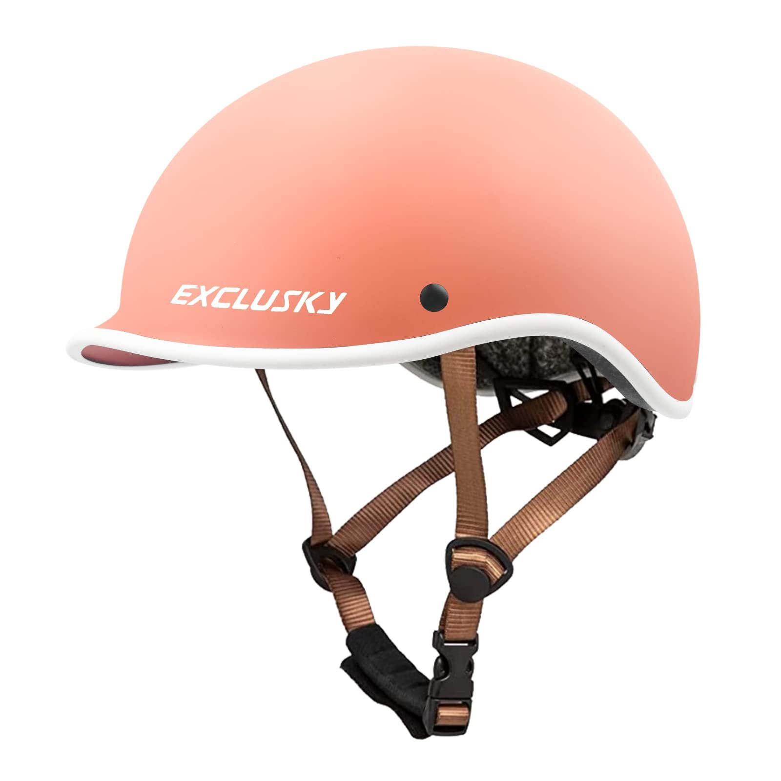 Шлем Exclusky Детский Велосипедный для мальчиков и девочек Skater BMX Retro (50-55 см), фото №1