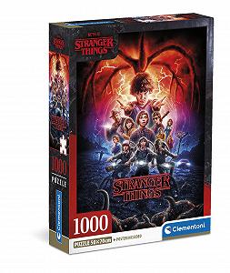 Пазл Clementoni Stranger Things 39713 1000 деталей разноцветный - Фото 1