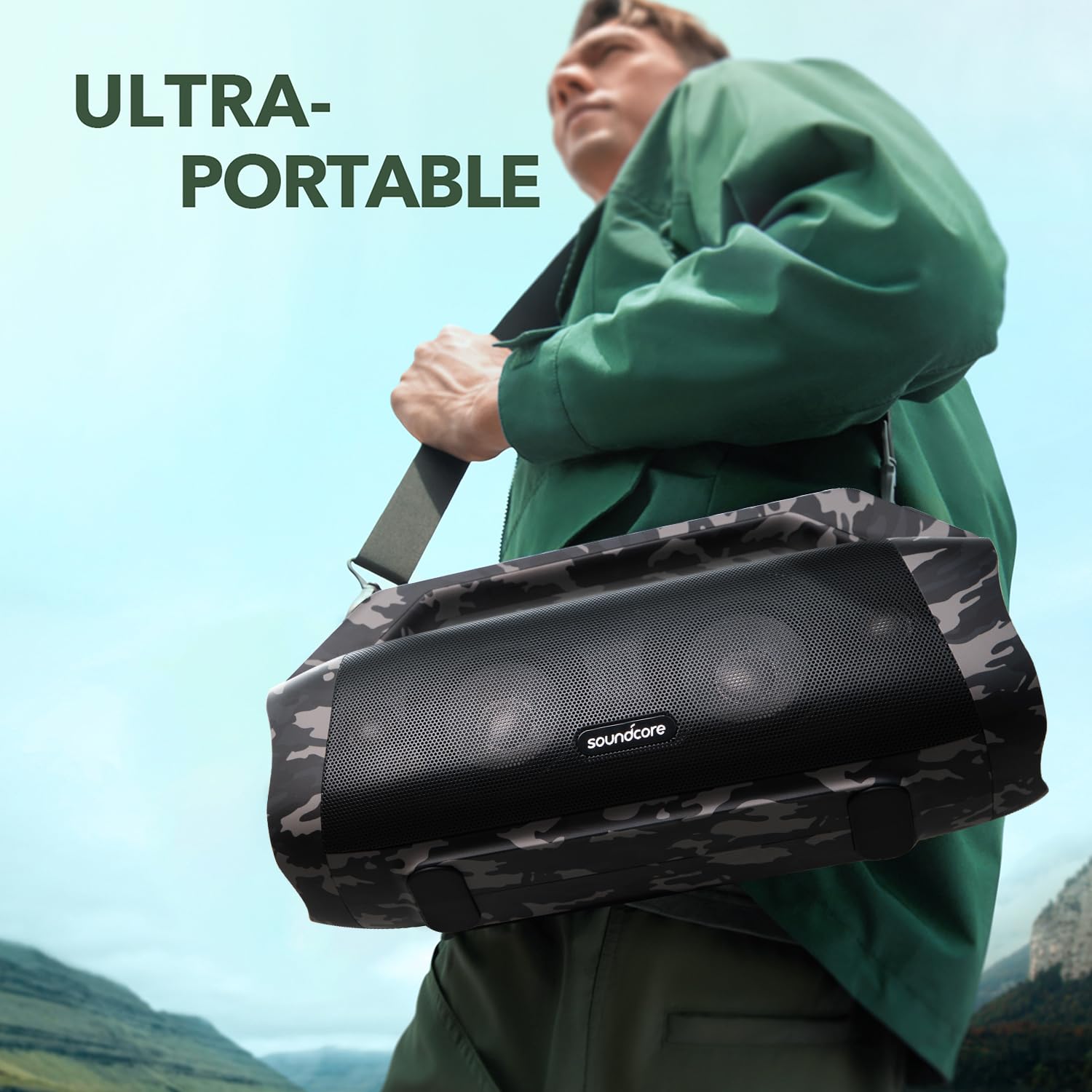 Колонка Soundcore Anker Motion Boom Plus 80W IP67 Черный, фото №2
