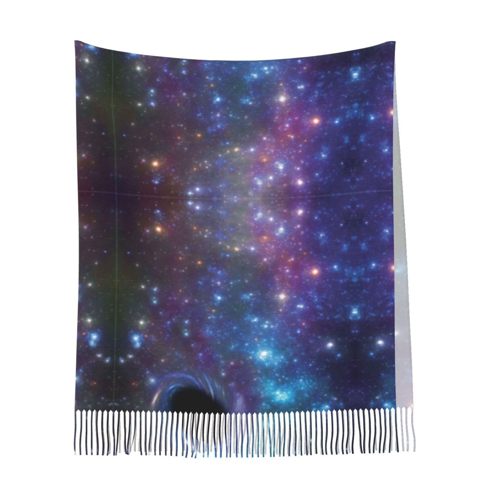 Шаль LGHDFYO Galaxy Жіноча Смугаста Осіння Зимова, фото №6