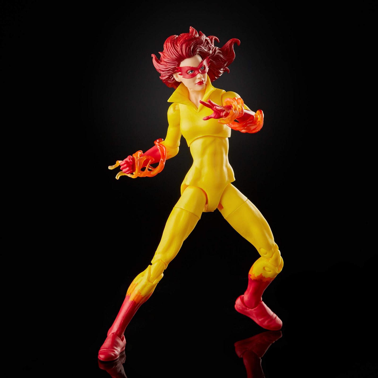 Екшн-фігурка X-Men Hasbro Marvel Legends Series Avengers 15 см Marvel's Firestar з собакою та 6 аксесуарами для дітей від 4 років, F02125L0, фото №8