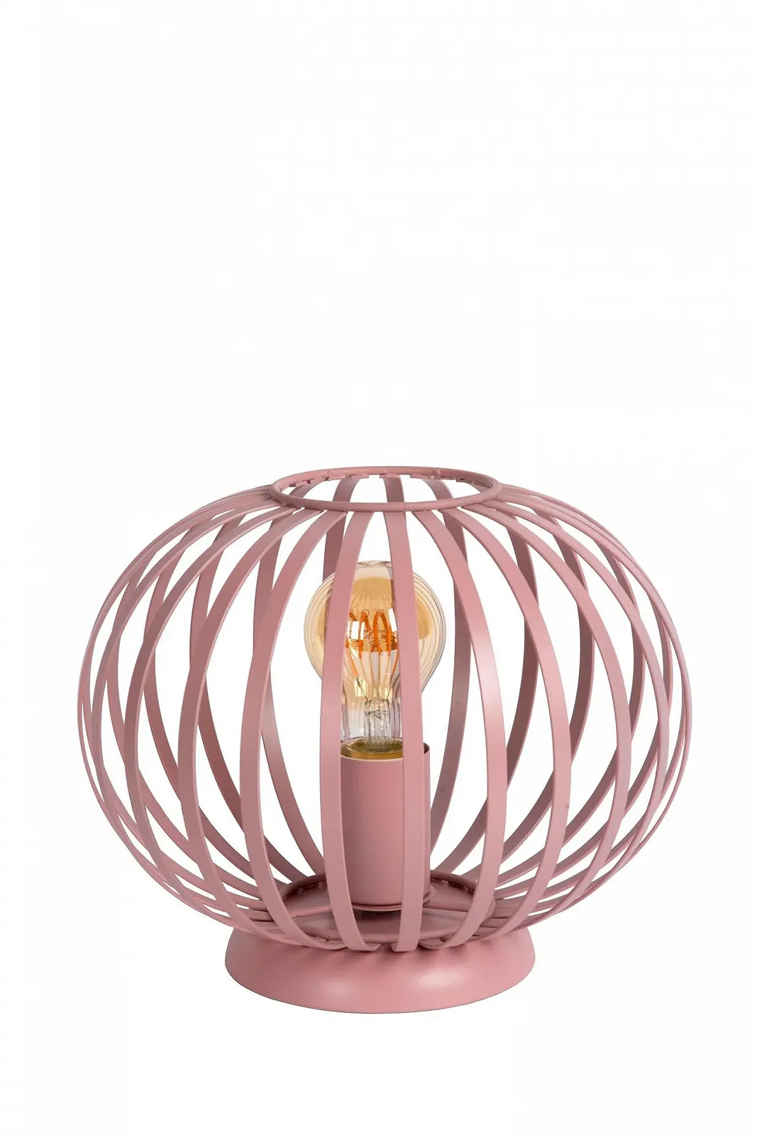 Настільна лампа LUCIDE Merlina Діаметр 25.5 см 1 x E27 Рожева, фото №2
