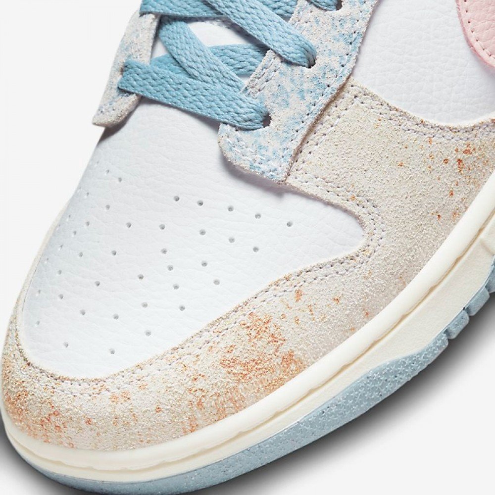 Кроссовки NIKE DUNK LOW PINK BLUE GOLD 44, фото №6