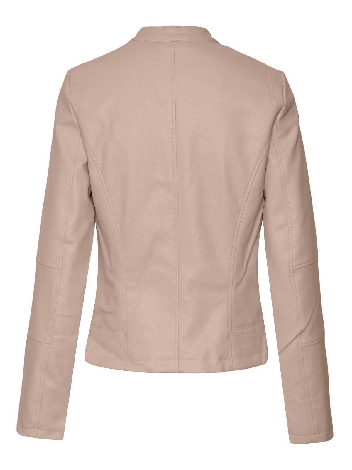 Куртка VERO MODA VMLotus Жіноча зі штучної шкіри Коротка Перехідна Куртка в Стилі Байкер, фото №2