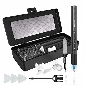 Набір акумуляторних прецизійних викруток 66 в 1 56 біт LED Чорний - Фото 1