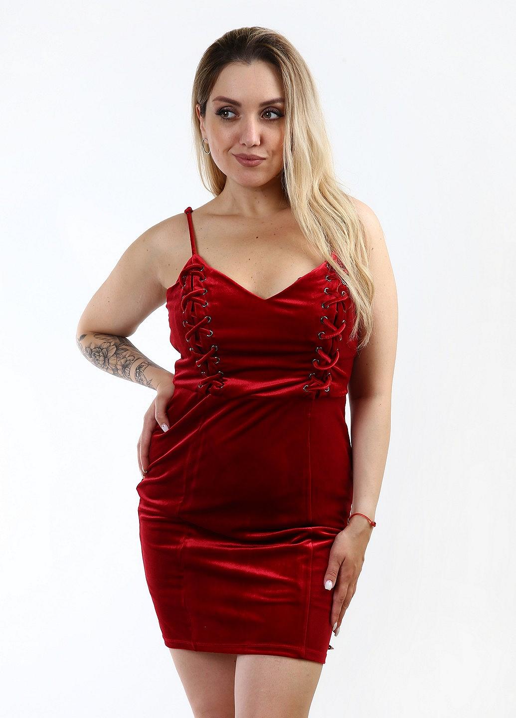 Платье GUESS M Красный (GDG-w74k33wagh0-Red), фото №1