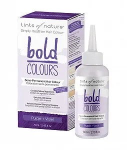 Купить Полуперманентная краска для волос Tints of Nature Bold Colour Фиолетовый, 70 мл - Фото 1 Полуперманентная краска для волос Tints of Nature Bold Colour Фиолетовый, 70 мл - Фото 1
