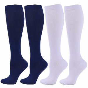 Компрессионные носки для мужчин и женщин 20-25mmHg для спорта, атлетики, отёков, диабетиков, варикозного расширения вен, путешествий, беременности, ухода - Фото 1