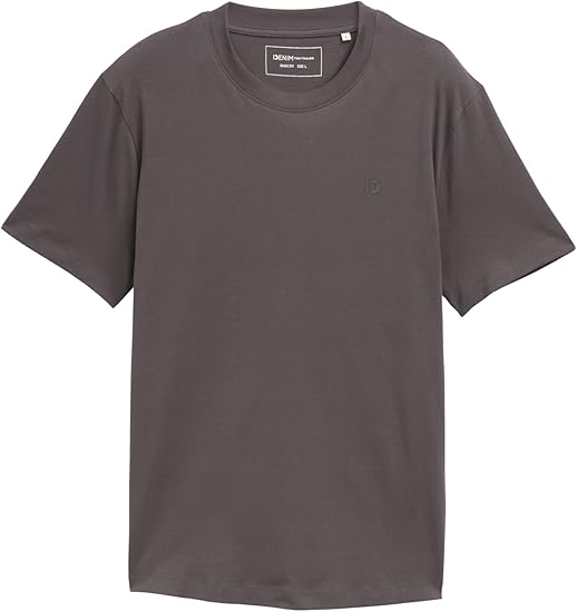 Футболка Men's Denim Slim Fit  1037655-11587 Tom Tailor Темно-сірий L, фото №4