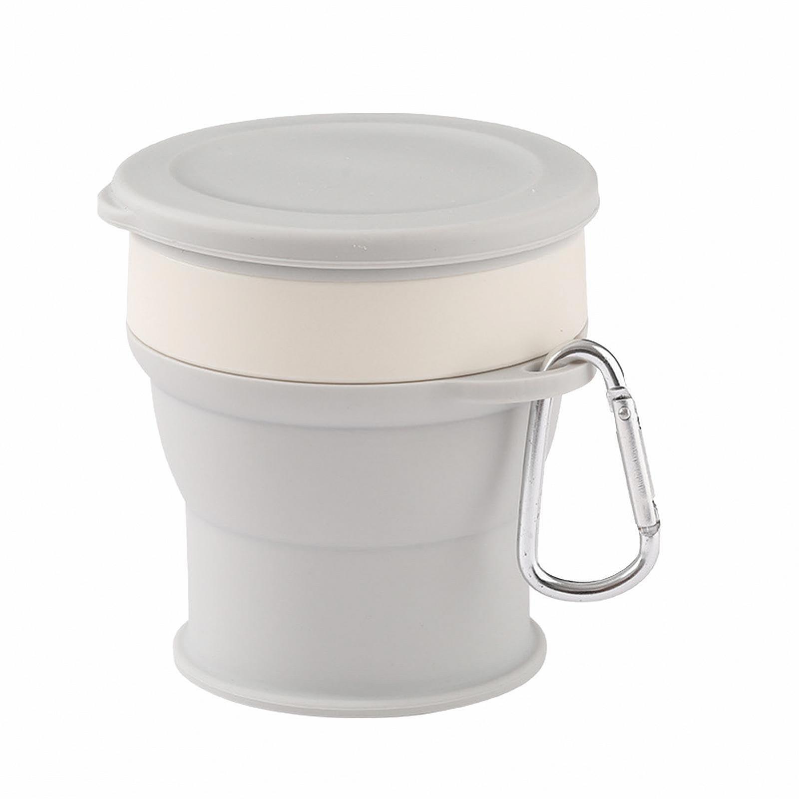 Складная кемпинговая кружка 250 мл, силиконовая телескопическая кемпинговая кружка - многоразовая портативная кружка, фото №9