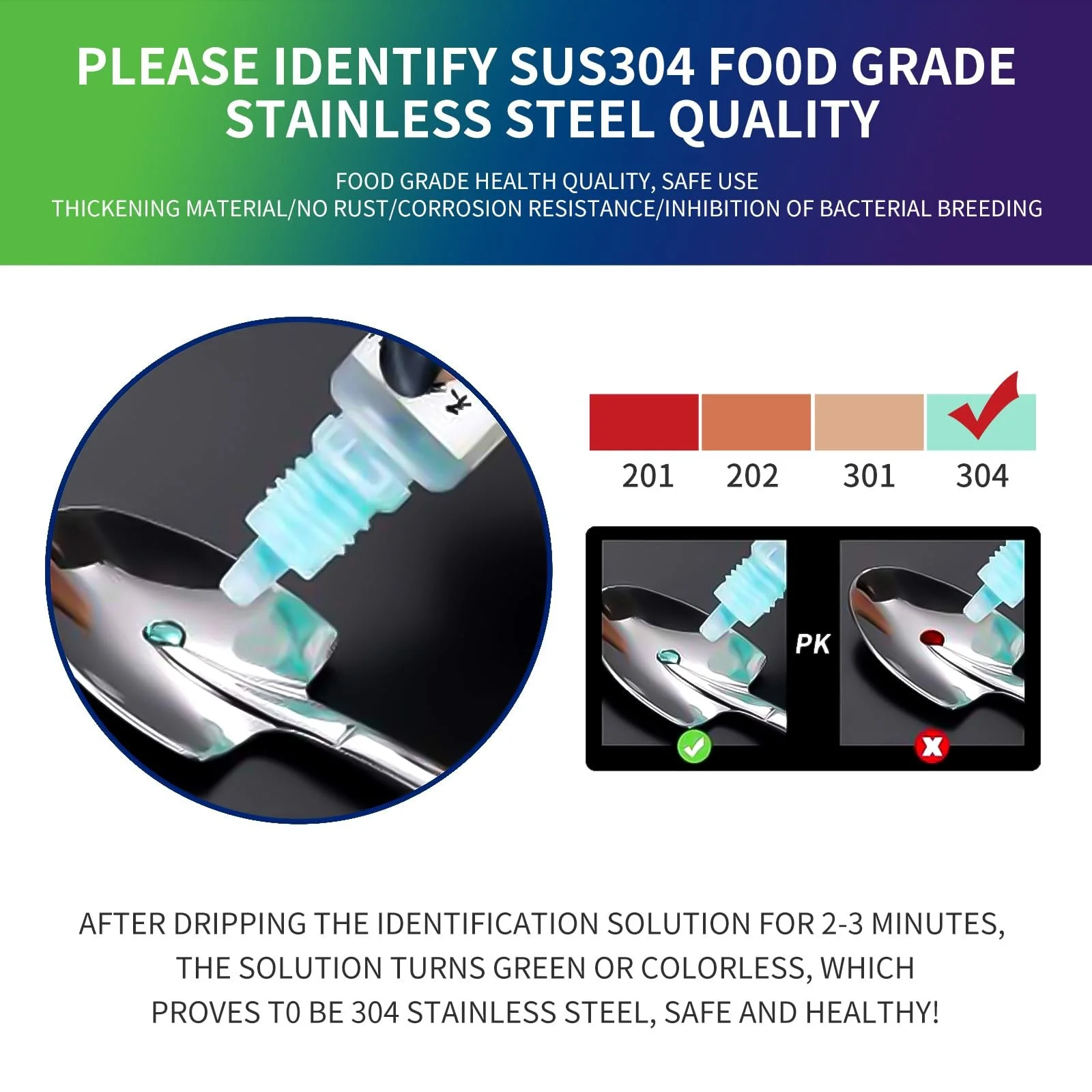 Ложка Spade Spade з нержавіючої сталі Набір 32 шт Різні форми Чотири кольори, фото №4 Ложка Spade Spade з нержавіючої сталі Набір 32 шт Різні форми Чотири кольори, фото №4