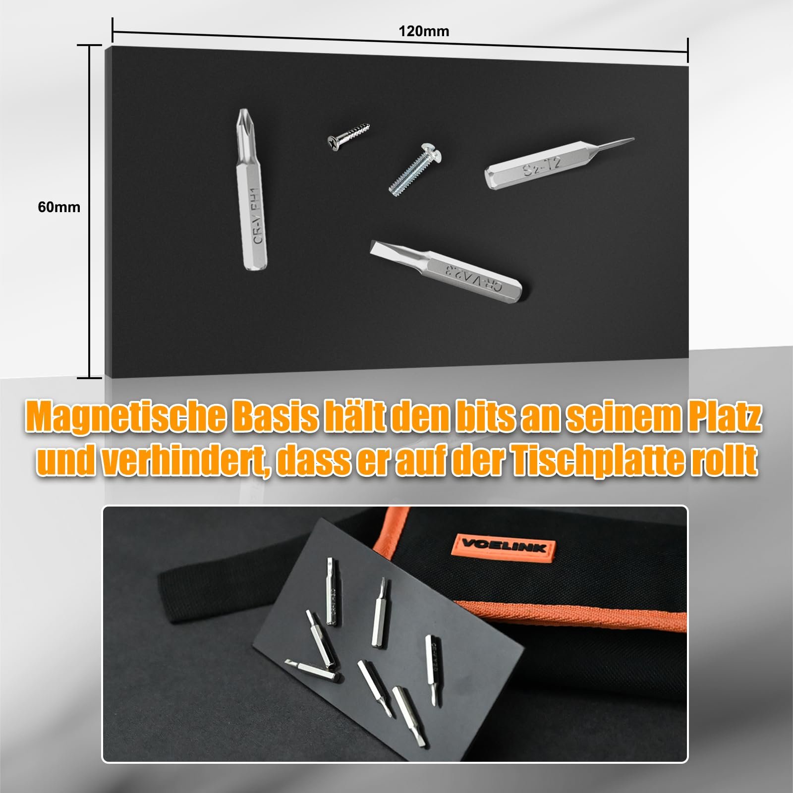 Набор отверток VCELINLK Precision Mechanic 38 в 1 магнитный с 30 битами, фото №3 Набор отверток VCELINLK Precision Mechanic 38 в 1 магнитный с 30 битами, фото №3