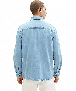 Куртка Tom Tailor 1036212-10118 джинсовая Голубой M synthetic.ua - Фото 1