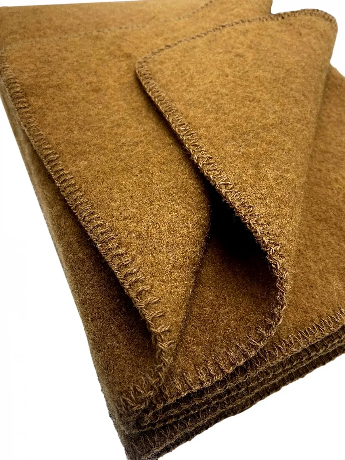 Покривало Верблюд, Пухнаста ковдра, Вовняна ковдра, 50% верблюжої вовни, 50% вовни мериноса, фото №3