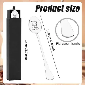 Ложка Кавова, набір 2 шт з гравіюванням synthetic.ua - Фото 1