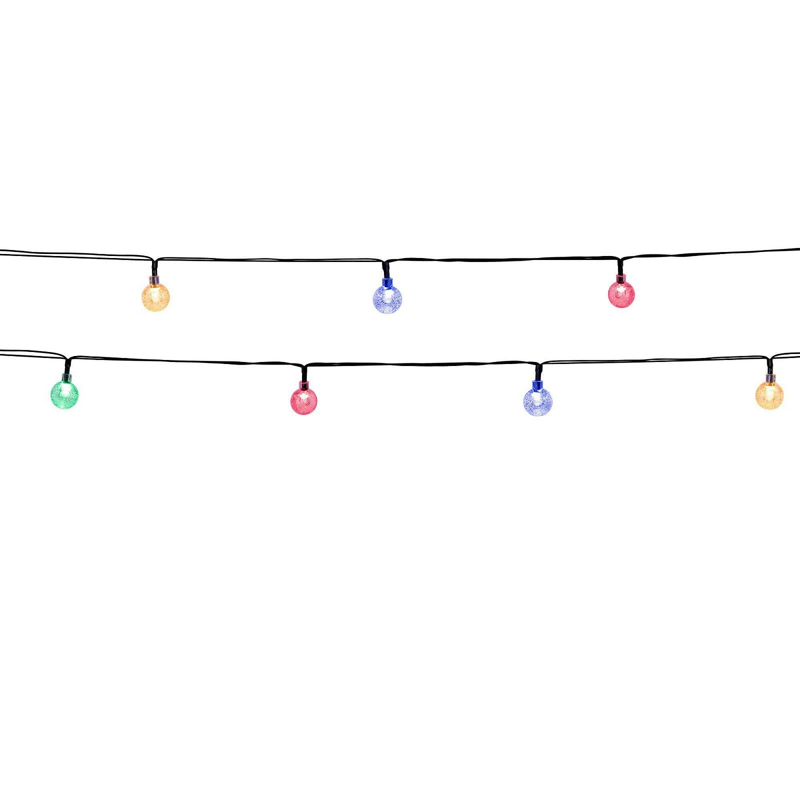 Гирлянда LUMI JARDIN Glitter Ball LED Солнечная, многоцветная, 5.8 м, фото №1
