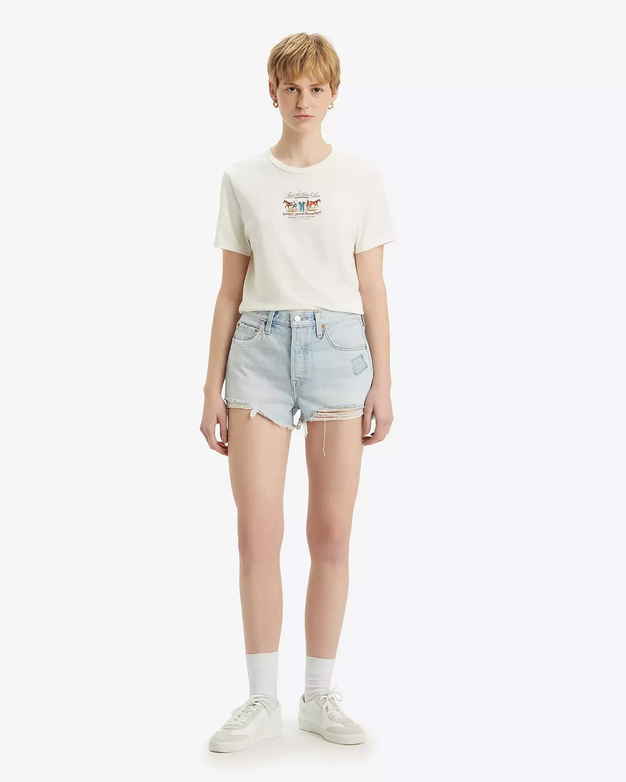 Жіночі шорти Levis - 501 Original Short Feeling Cheeky Short - Womens - 30, фото №5