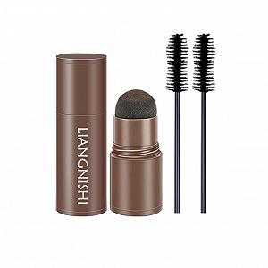 Карандаш для бровей Mllkcao с пудрой 2 кисти водостойкий стойкий натуральный цвет тень пудровый карандаш набор для макияжа - Фото 1