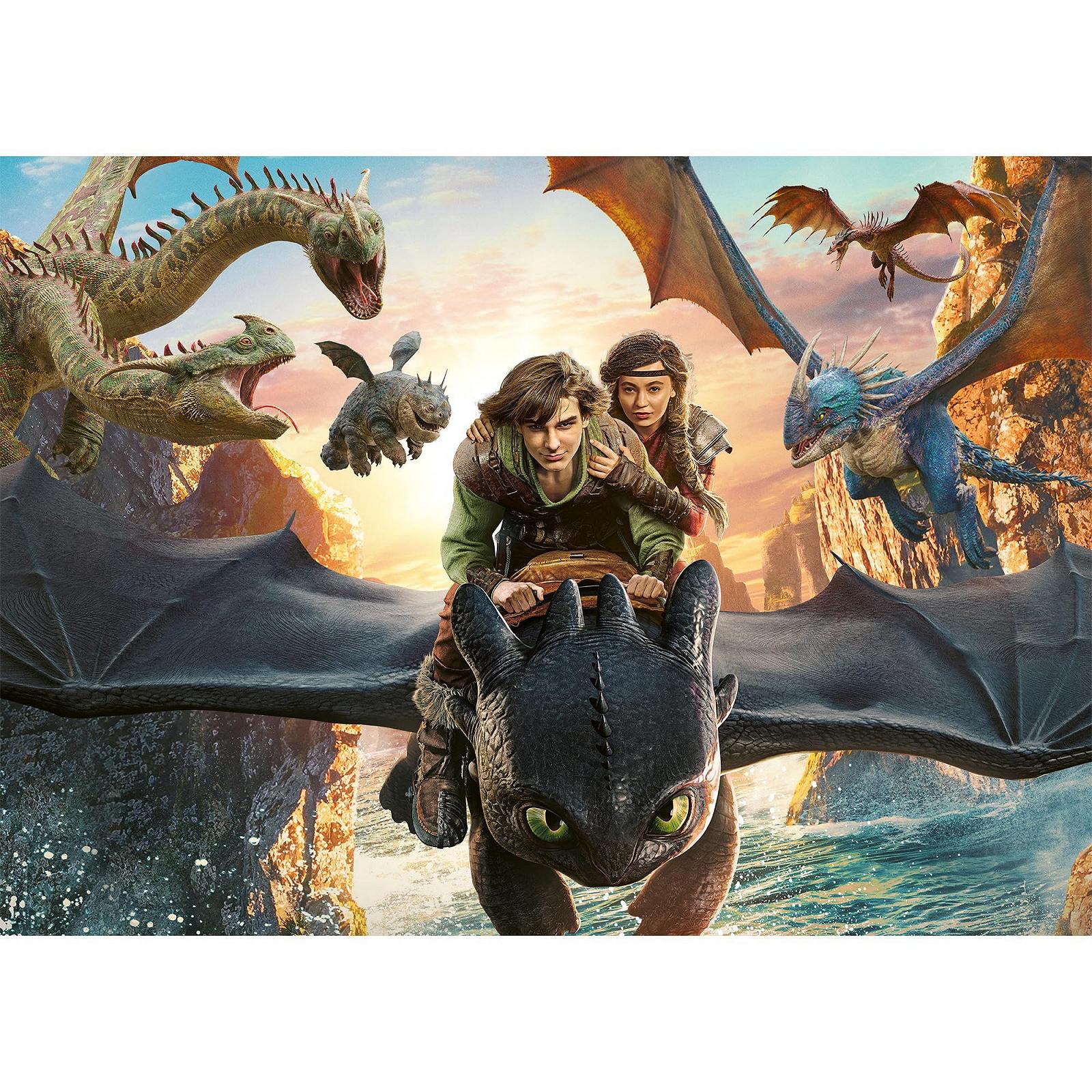 Пазлы Trefl How to Train Your Dragon Toothless and His Friends 200 элементов, фото №2