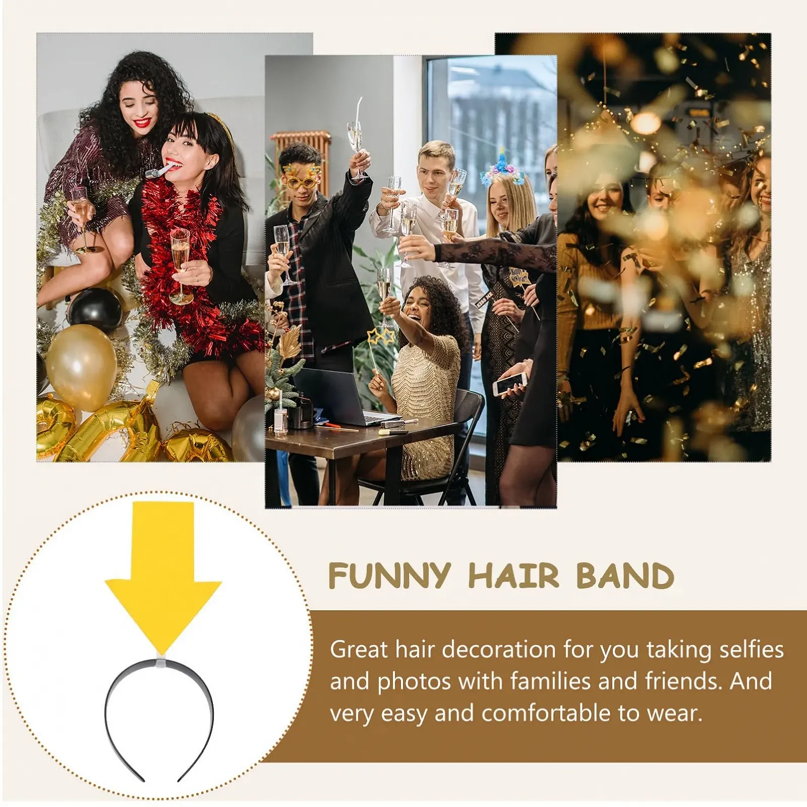 Обруч на Голову, Набір з 2 штук, фото №9