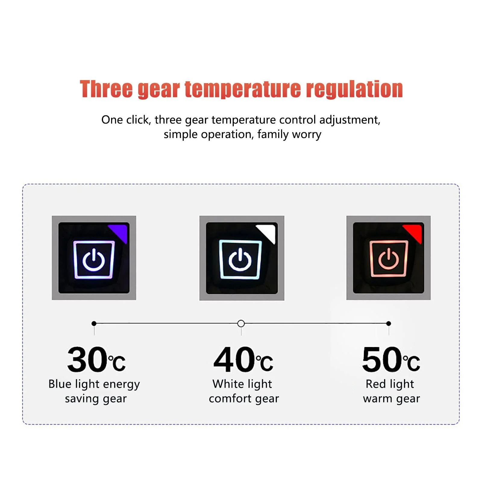 Куртка с подогревом Wyongtao Детская с павербанком Куртка с капюшоном с подогревом с солнечным принтом 3 режима нагрева, фото №5