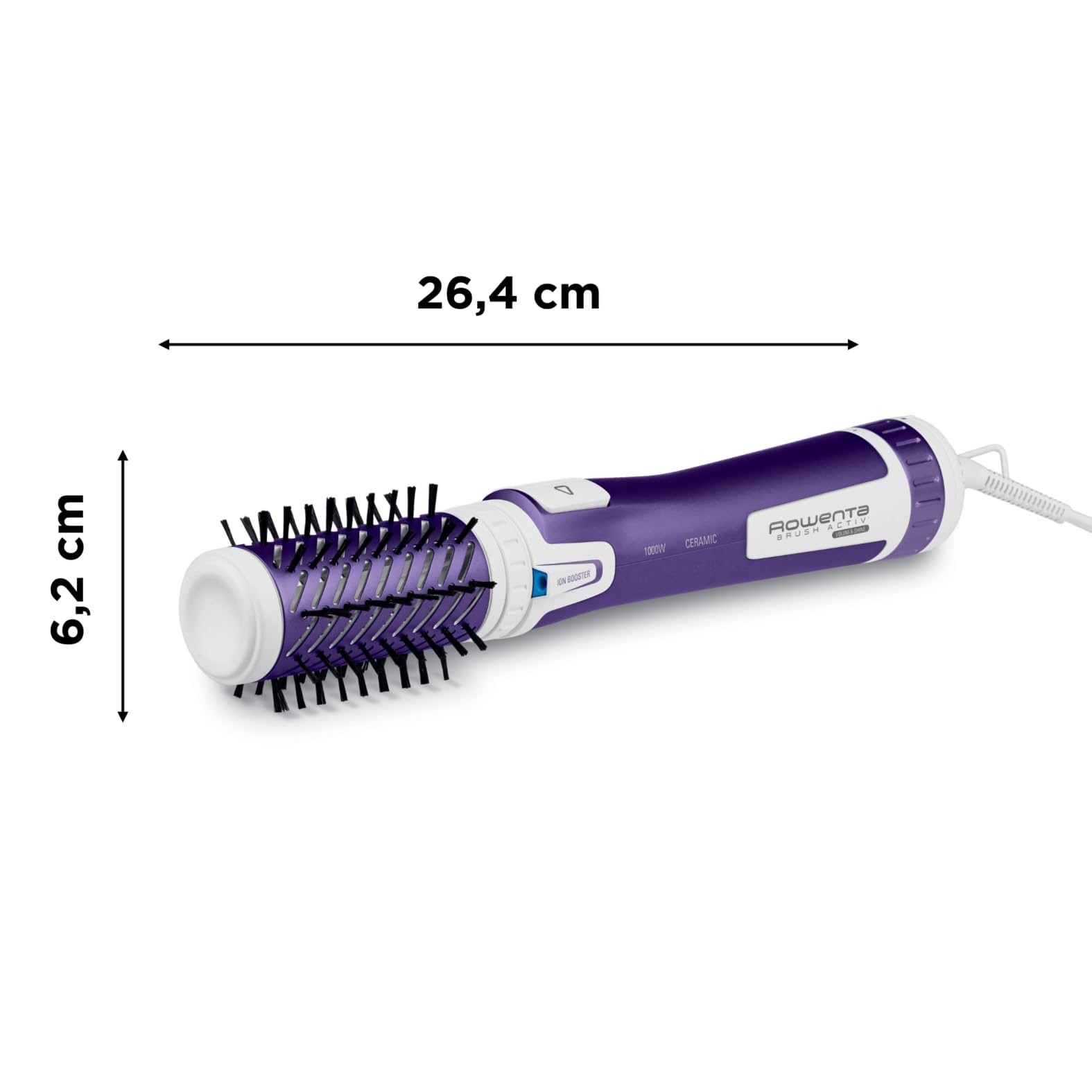 Обертова фен-щітка Rowenta Active Volume and Shine CF9530 Purple, фото №7 Обертова фен-щітка Rowenta Active Volume and Shine CF9530 Purple, фото №7