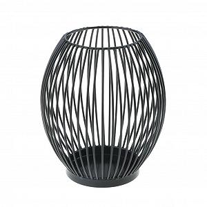 Подсвечник D Dolity Metal Wire Candle Holder Oval Basket Holder Small synthetic.ua - Фото 1