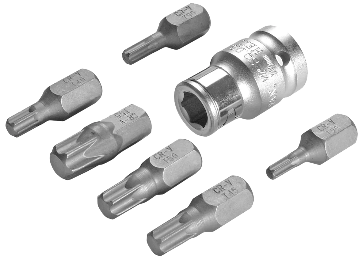 Набір біт SW-STAHL 04421SB 3/8" T-профіль T25-T55 7 предметів, фото №1 Набір біт SW-STAHL 04421SB 3/8" T-профіль T25-T55 7 предметів, фото №1