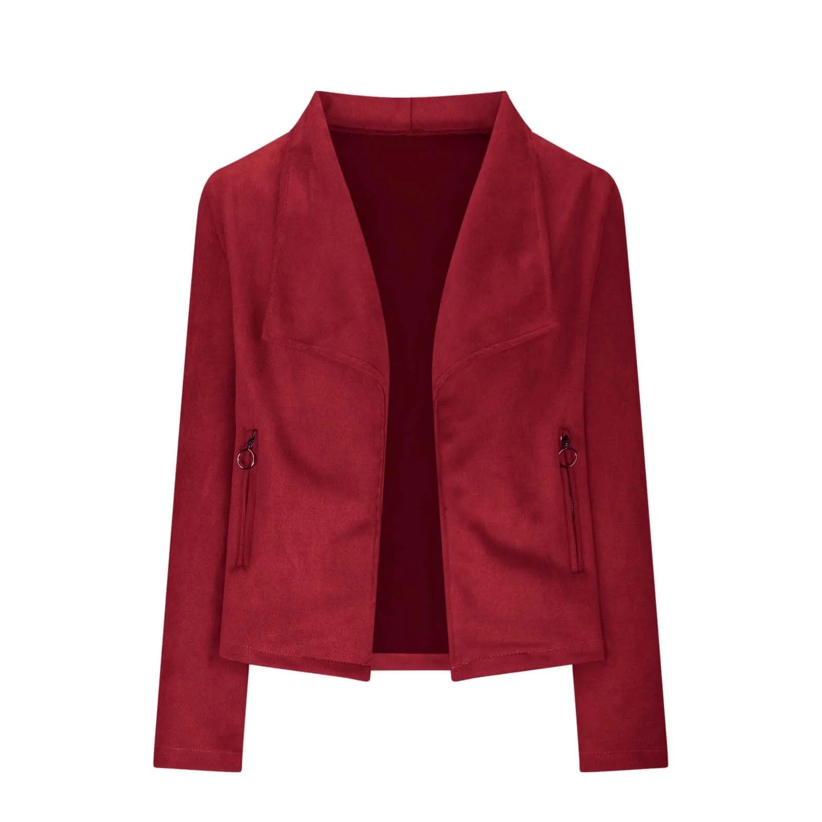 Куртка Жіноча Мотоциклетна Suede Look Блакитна, фото №1 Куртка Жіноча Мотоциклетна Suede Look Блакитна, фото №1