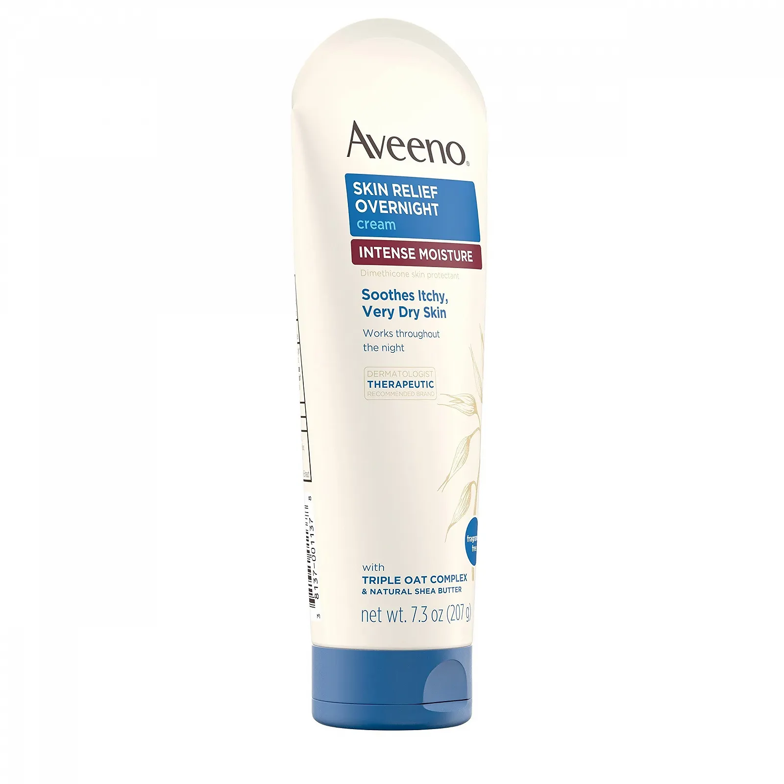 Крем для тіла Aveeno Intense Relief Overnight зволожуючий 207 г, фото №3